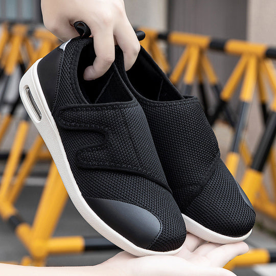 Damen Bequeme Slip-On Sneakers mit dämpfender Sohle EB