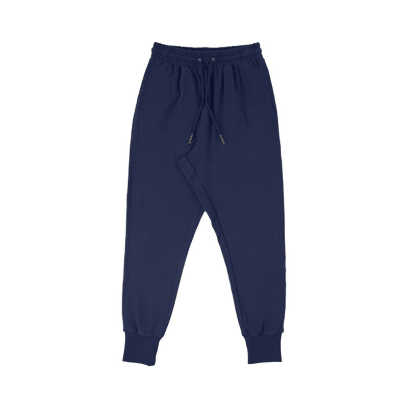 Unisex nan Jogginghose mit tiefem Schritt, elastischem Tunnelzugbund und gerippten Bündchen EB