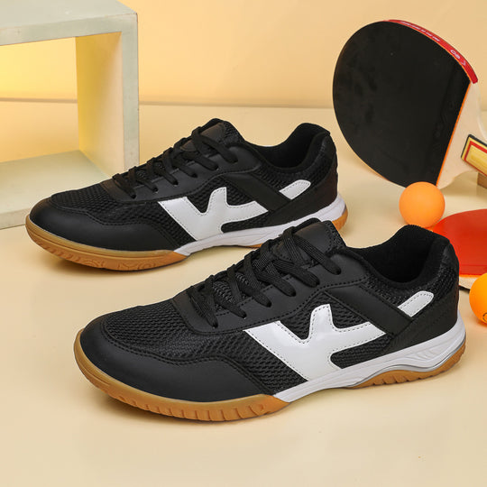 Damen Sportliche Hallenschuhe mit atmungsaktivem Obermaterial und stoßdämpfender Sohle EB