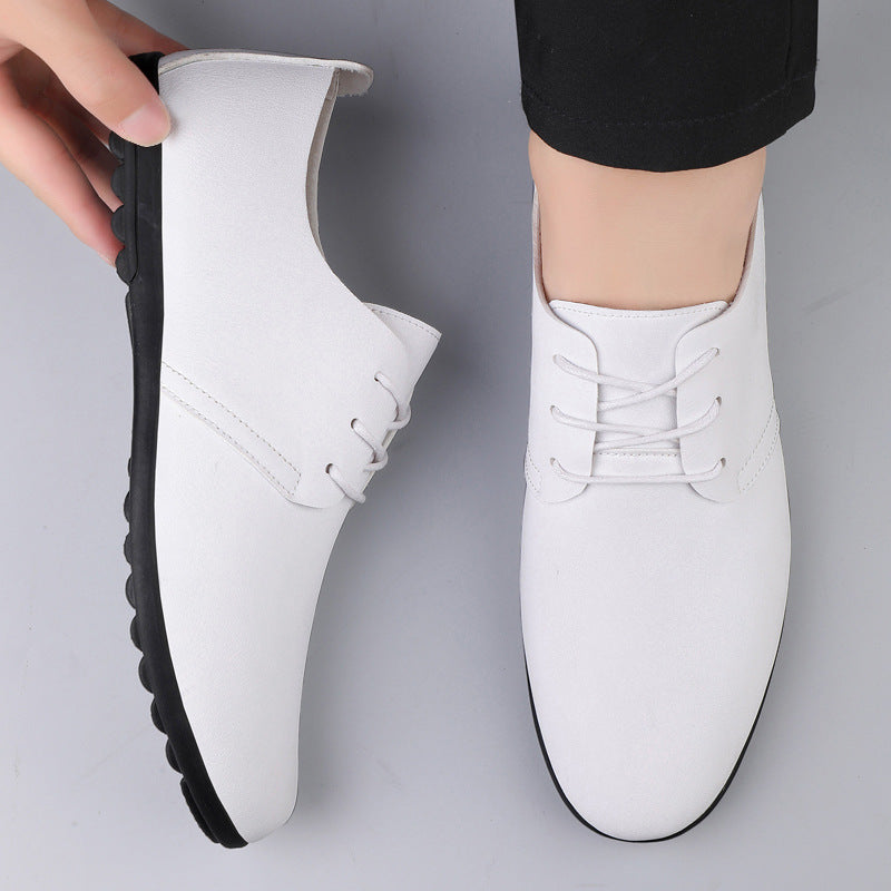 Damen Elegante Schnürschuhe aus hochwertigem Leder mit rutschfester Sohle EB