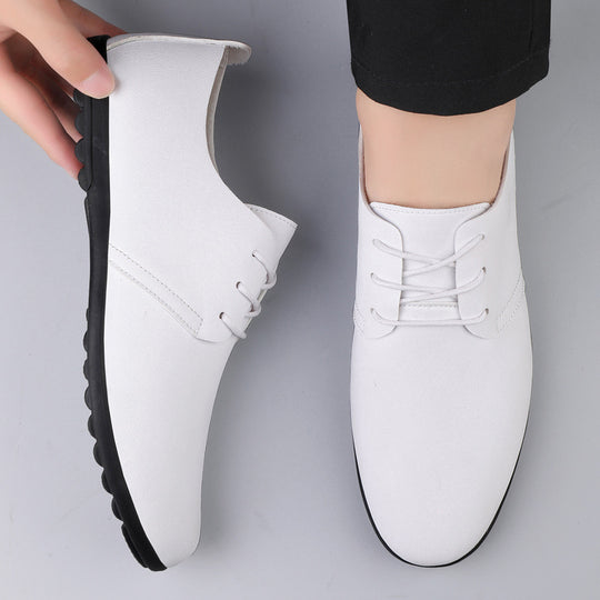 Damen Elegante Schnürschuhe aus hochwertigem Leder mit rutschfester Sohle EB