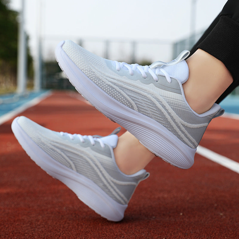 Unisex nan leichter Laufschuh mit nahtlosem Strick-Obermaterial und reaktionsfreudiger EVA-Dämpfung EB