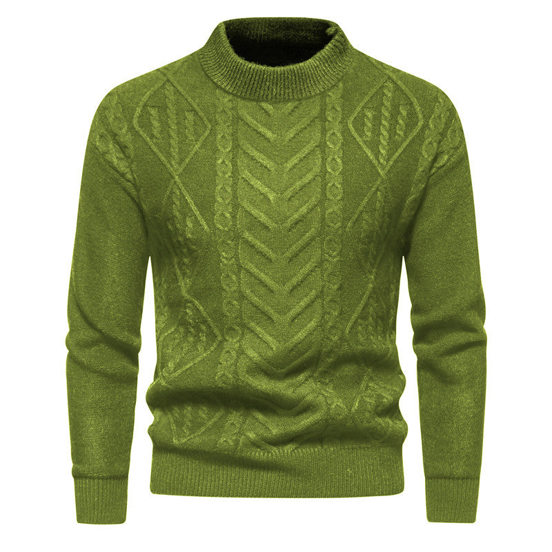 Herren Strickpullover mit strukturiertem Muster EB