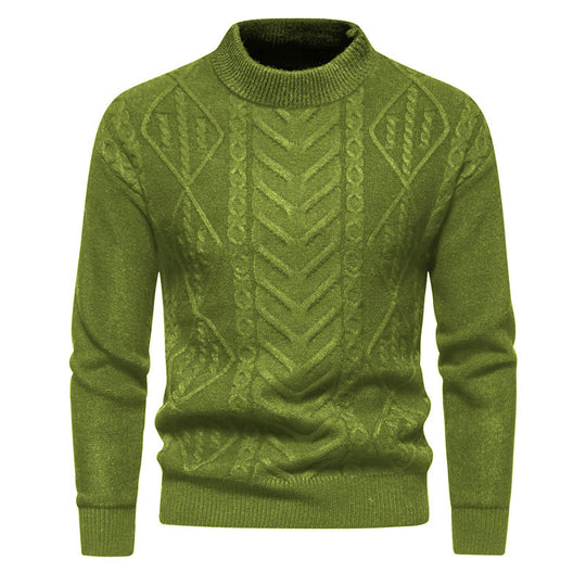 Herren Strickpullover mit strukturiertem Muster EB