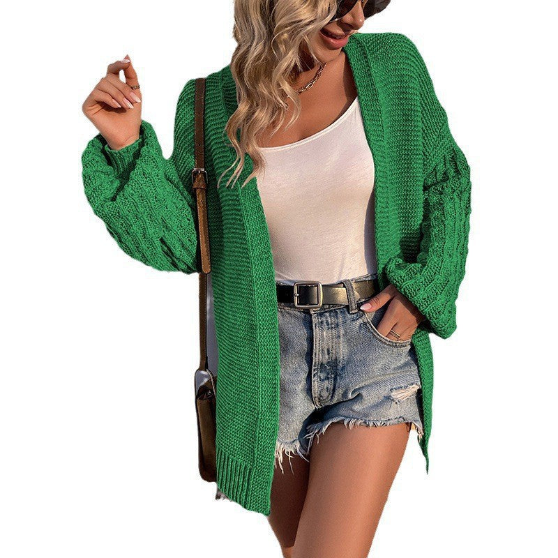 Damen Großer Strickcardigan EB