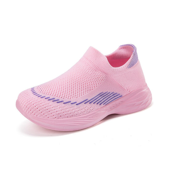 Damen Hochwertige Slip-On Sneakers mit flexiblem und atmungsaktivem Obermaterial EB