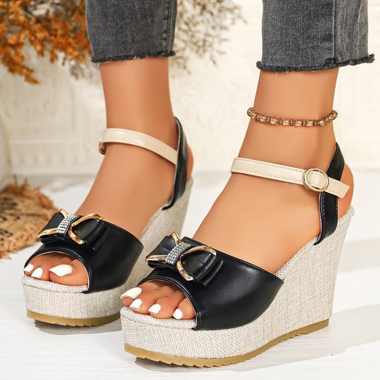 Damen Keilabsatzsandalen EB