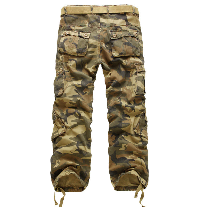 Herren Cargo-Hose mit elastischem Bund und vielseitigen Taschen EB