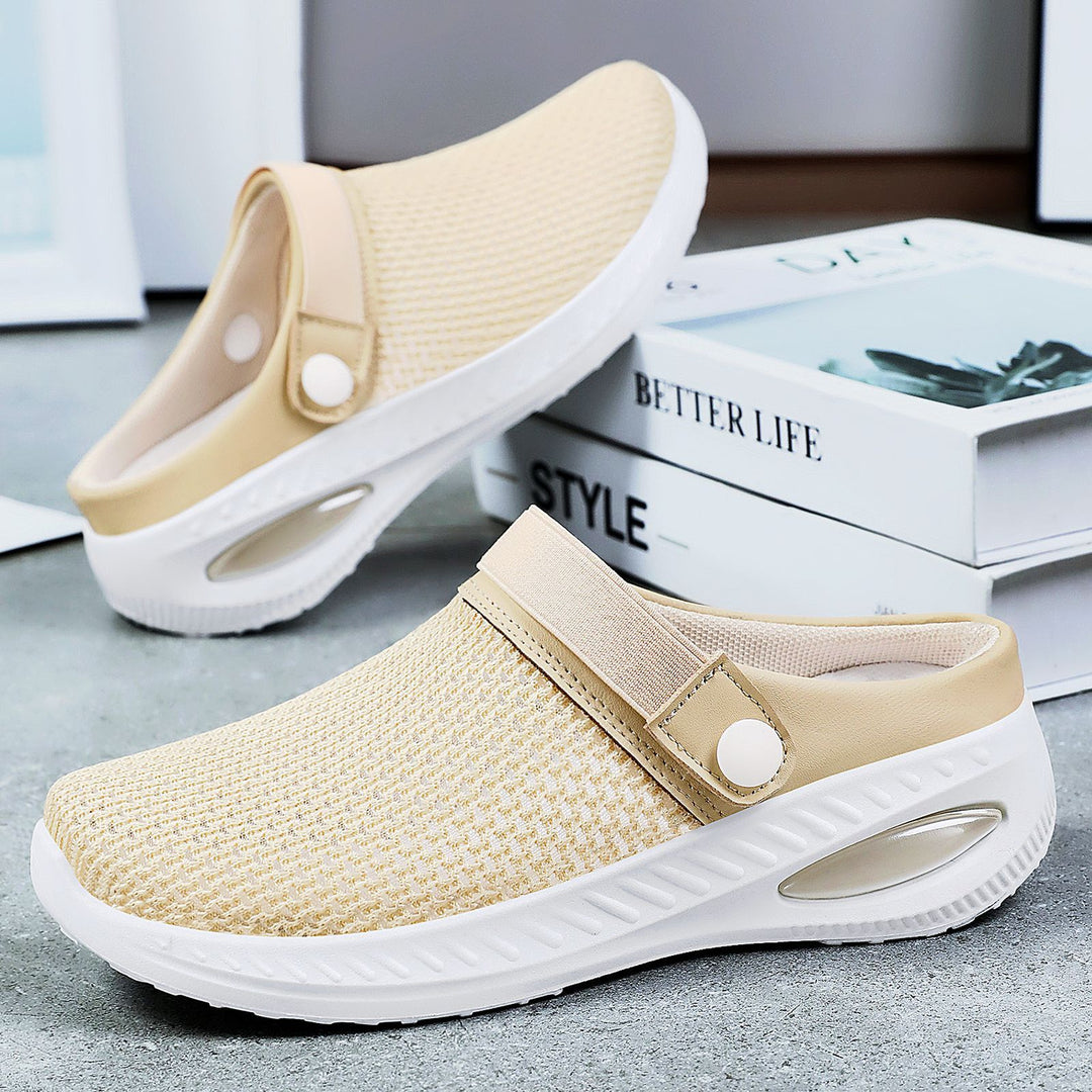 Damen Atmungsaktive Clogs mit flexiblem Design EB
