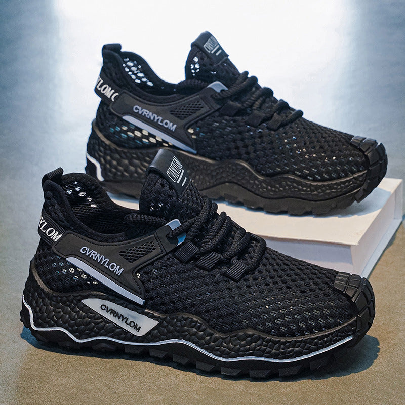 Damen Sportliche Laufschuhe mit atmungsaktiver Mesh-Oberfläche und stabiler Sohle EB