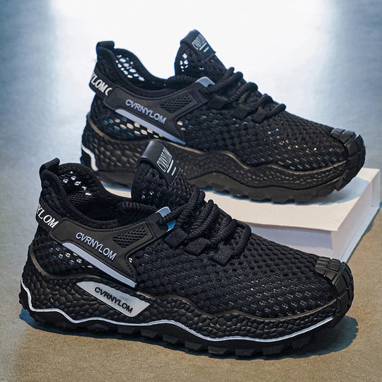 Damen Sportliche Laufschuhe mit atmungsaktiver Mesh-Oberfläche und stabiler Sohle EB