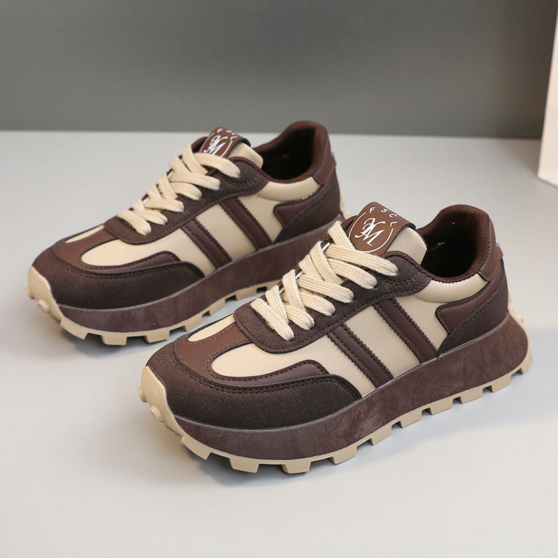 Damen Sportliche Sneakers mit rutschfester Profilsohle und stylishem Design EB