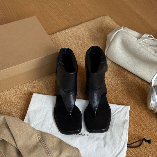 Damen Stilvolle und modische Absatzstiefel EB