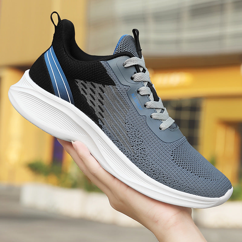 Damen Sportliche Laufschuhe mit atmungsaktivem Mesh-Obermaterial und flexiblem Sohlenprofil EB