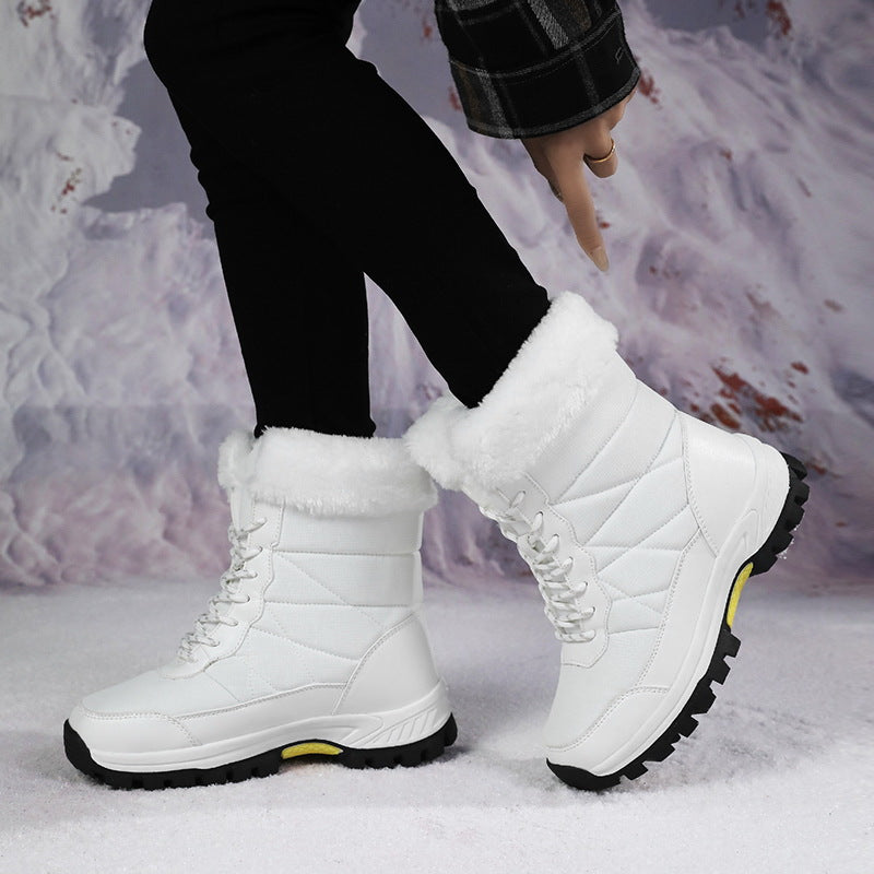 Damen Winterliche Stiefel mit kuscheligem Innenfutter und rutschfester Sohle EB