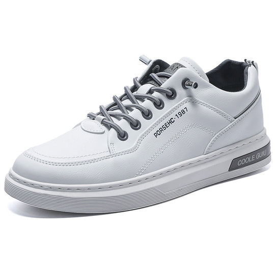 Herren Sportschuhe mit atmungsaktivem Leder und dämpfender Sohle EB
