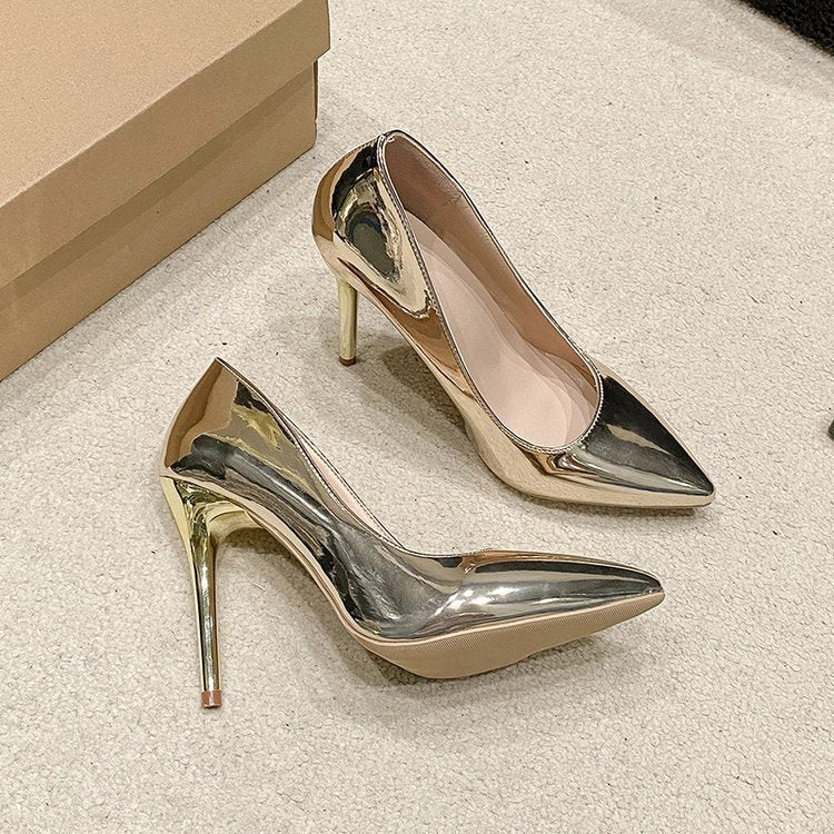 Damen elegante spitze High Heel Pumps EB