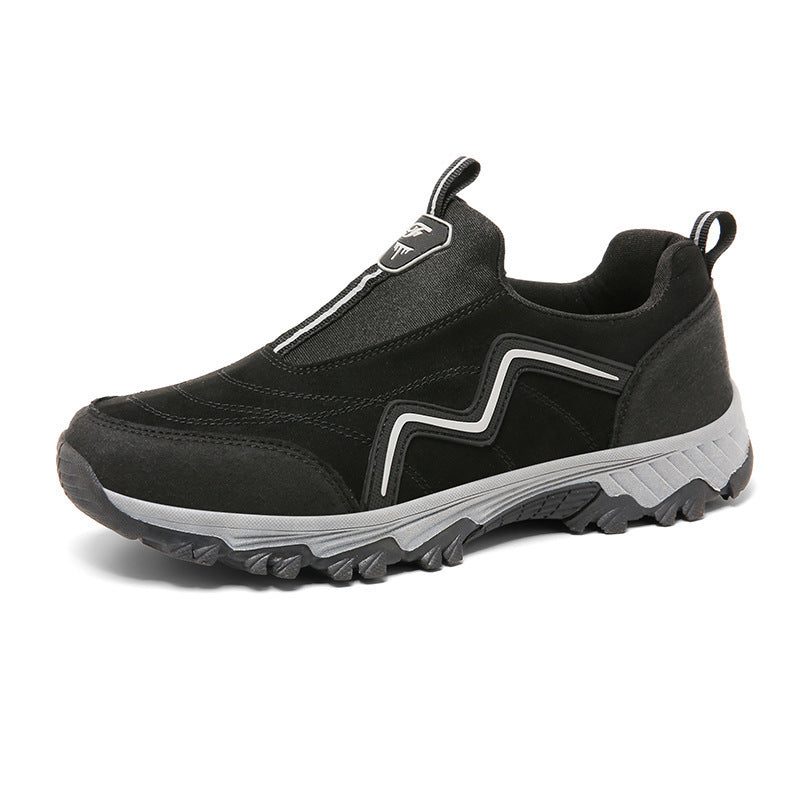 Damen Bequeme Slip-On Freizeitschuhe mit rutschfester Sohle EB