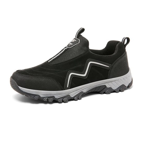 Damen Bequeme Slip-On Freizeitschuhe mit rutschfester Sohle EB