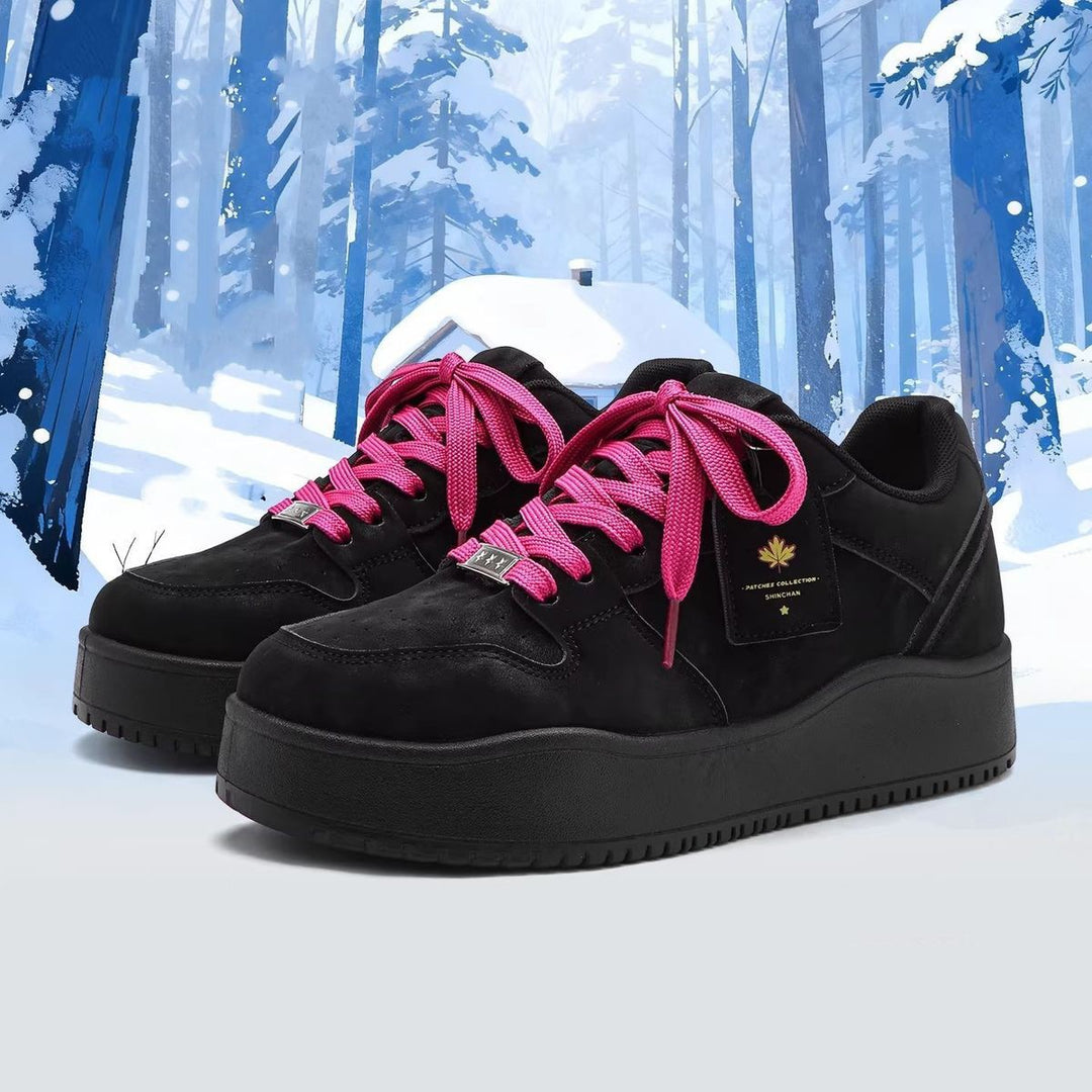 Damen modische Chunky Sneaker mit verstärktem Halt und dämpfender Sohle EB
