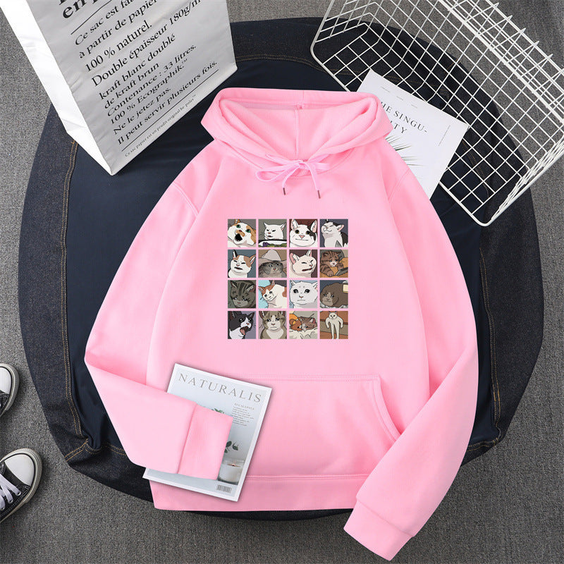 Damen Sweatshirt mit Tier-Motiv EB