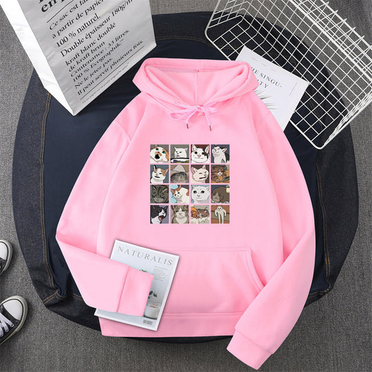 Damen Sweatshirt mit Tier-Motiv EB