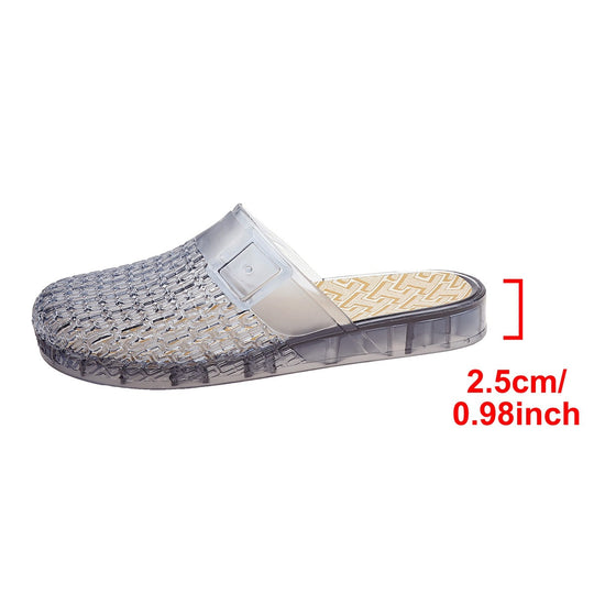 Damen Elegante und bequeme Flip-Flops mit glitzernden Akzenten EB