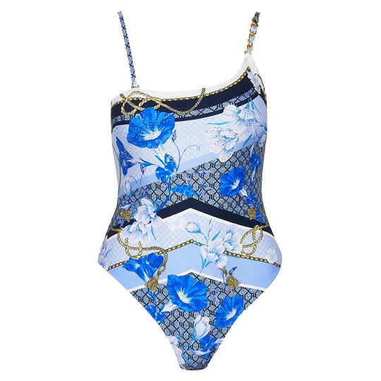 Damen Floral Badeanzug EB