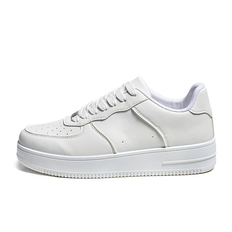 Damen Klassische Leder Sneakers mit atmungsaktivem Design EB