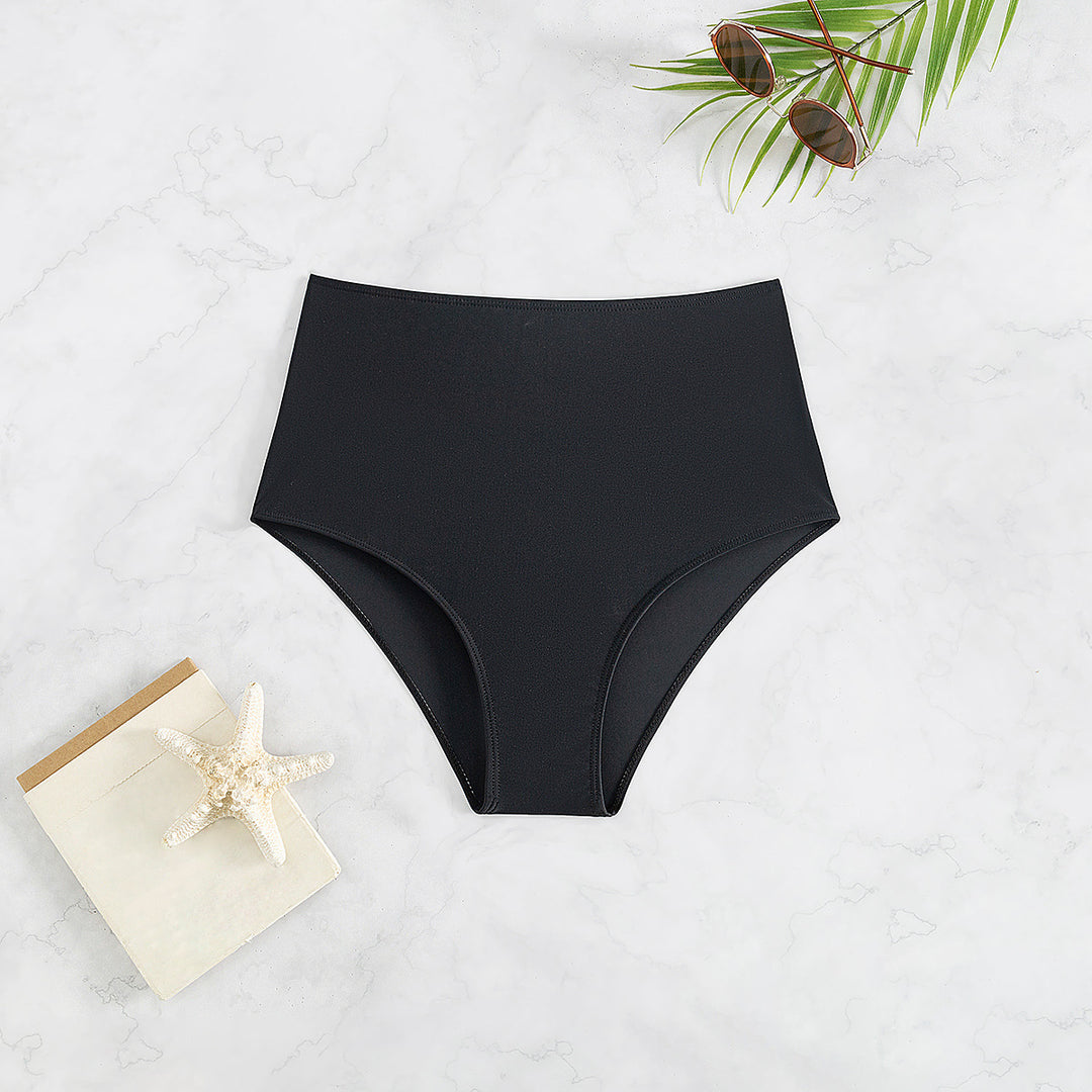 Damen Hochtaillierte Badeshort EB