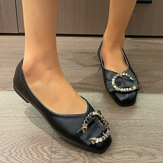 Damen Ballerinas mit extravaganten Schmuckdetails EB