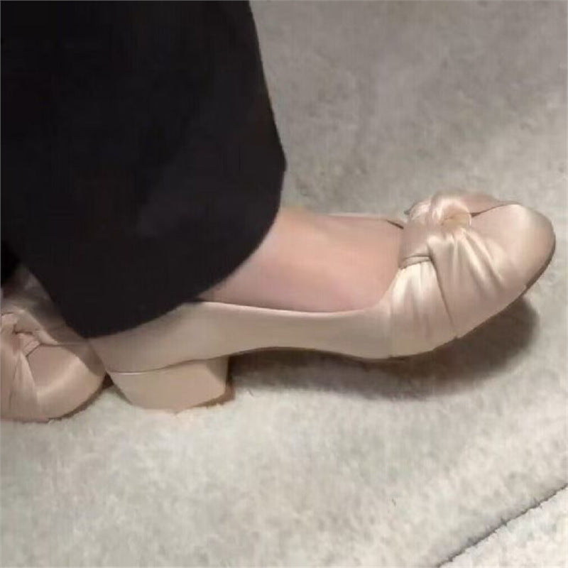 Damen Ballerinas mit elegantem Knotendesign EB
