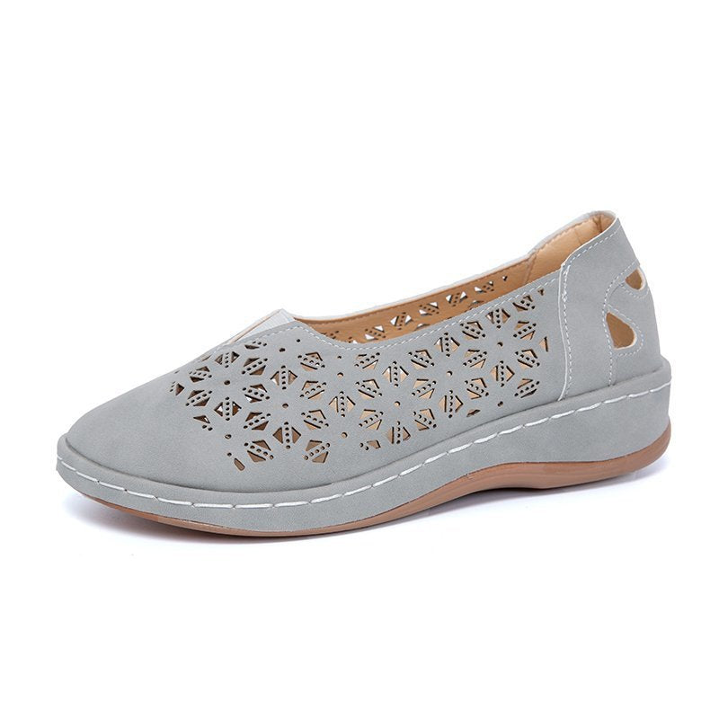 Damen Bequeme Ballerinas mit Luftlöchern EB