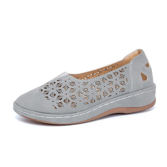 Damen Bequeme Ballerinas mit Luftlöchern EB