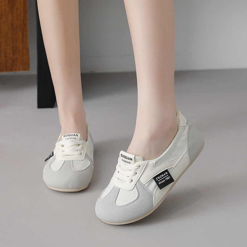 Damen bequeme Sneaker mit elastischem Einstieg und modernem Design EB