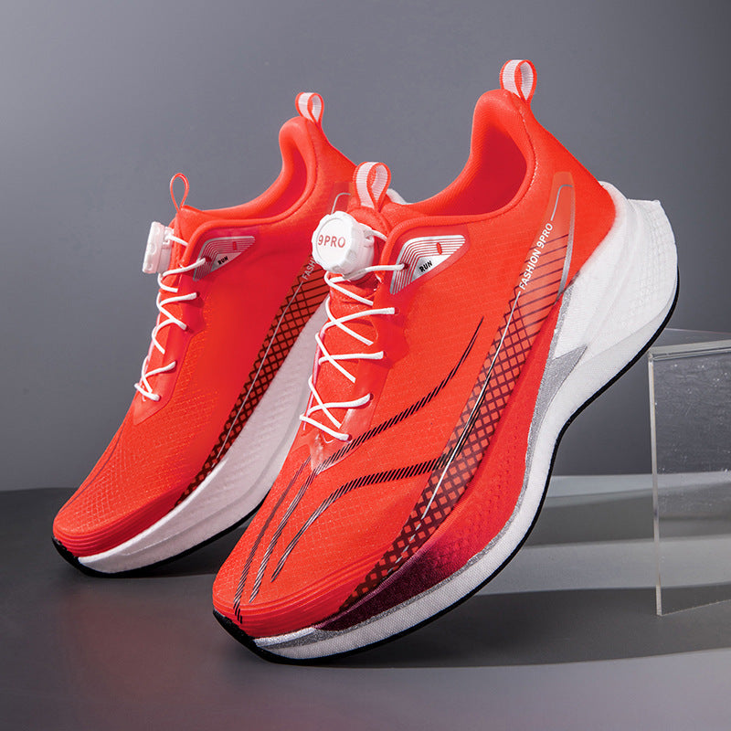 Unisex reaktive Laufsneaker mit BOA-Verschluss, gestricktem Komfortoberteil und rocker-Plateau-Zwischensohle EB