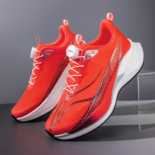 Unisex reaktive Laufsneaker mit BOA-Verschluss, gestricktem Komfortoberteil und rocker-Plateau-Zwischensohle EB