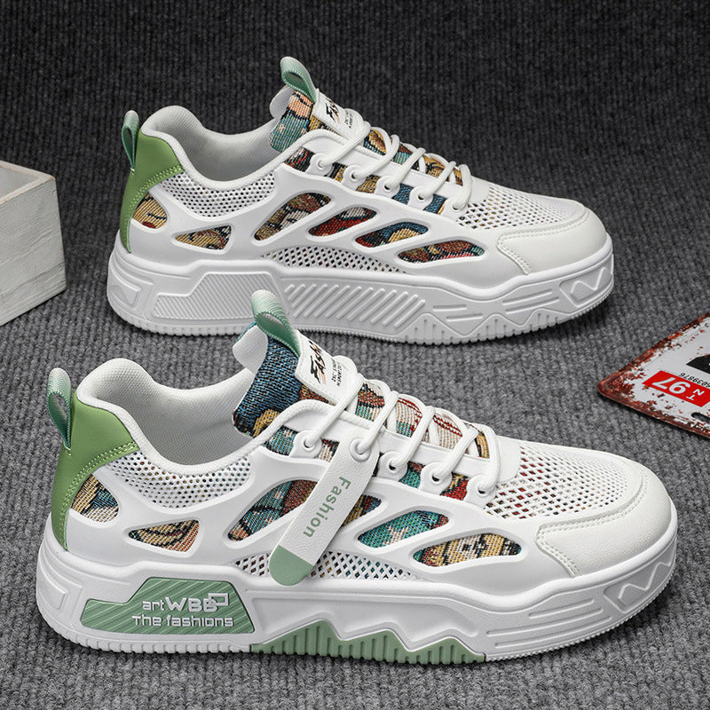 Damen Sportliche Atmungsaktive Sneakers mit innovativem Sohlenprofil EB