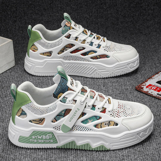 Damen Sportliche Atmungsaktive Sneakers mit innovativem Sohlenprofil EB