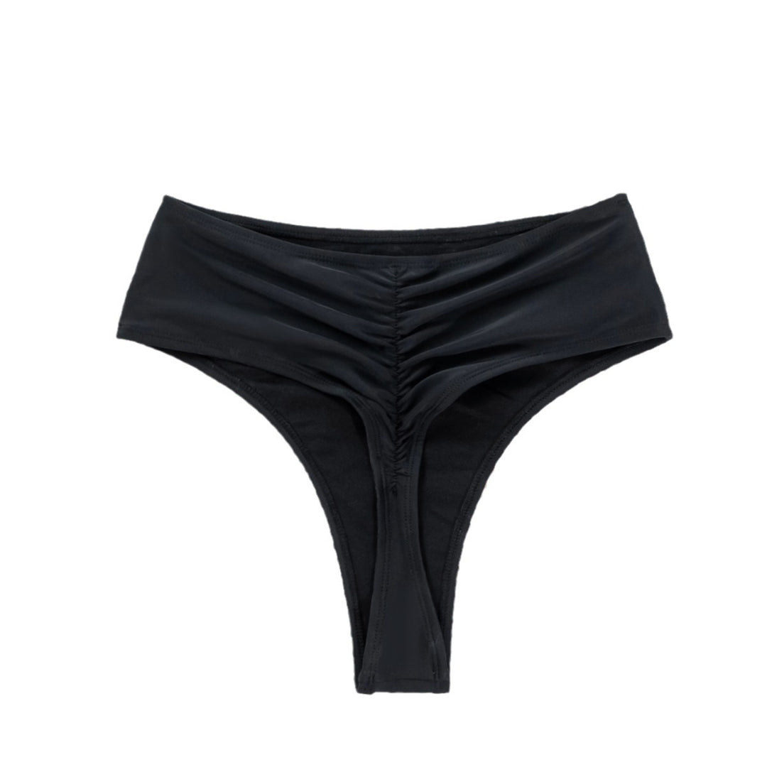 Damen Hochgeschnittene Bikini-Hose im minimalistischen Design mit komfortablem Bund EB