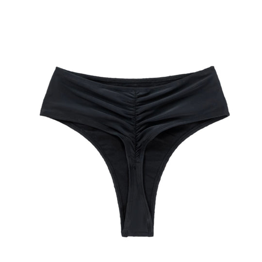 Damen Hochgeschnittene Bikini-Hose im minimalistischen Design mit komfortablem Bund EB