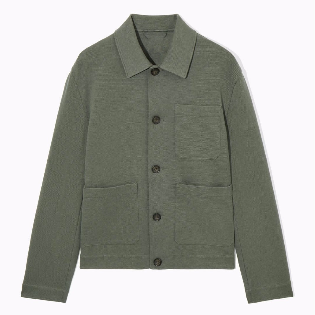 Herren modische Utility-Jacke mit praktischen Taschen und modernem Design EB