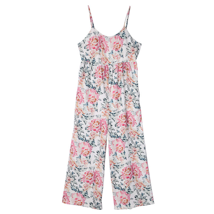 Damen Floral Maxikleid EB