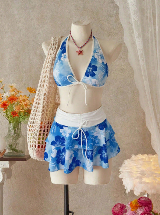 Damen Bikini-Set mit Rock EB