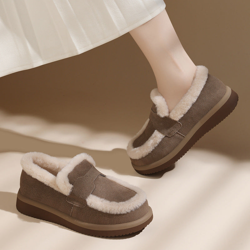 Damen warme Hausschuhe mit weichem Futter EB