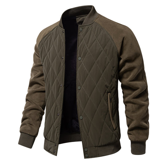 Herren Steppjacke mit modernem Design und praktischen Taschen EB