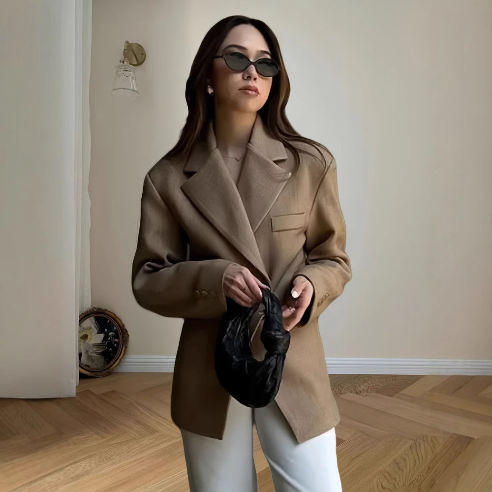 Damen Eleganter Oversized Blazer EB