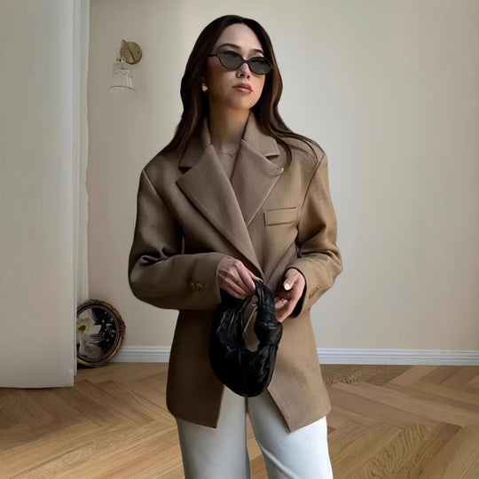 Damen Eleganter Oversized Blazer EB