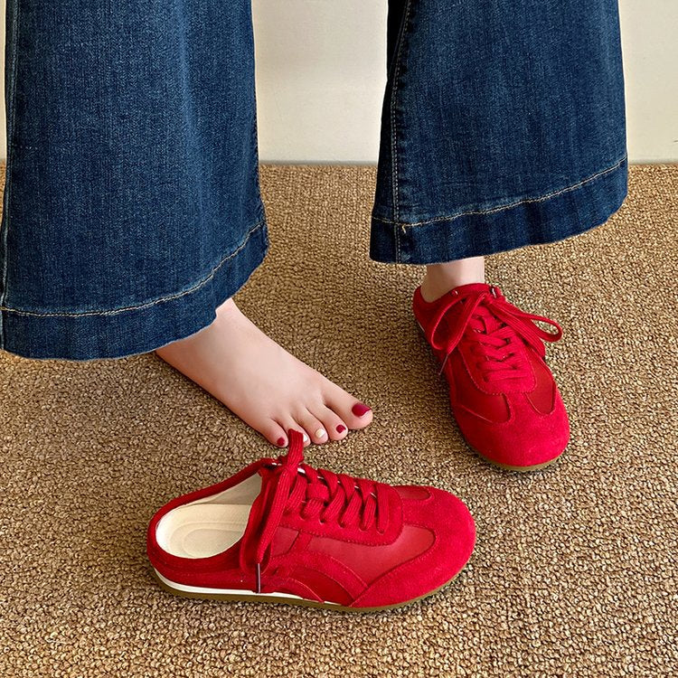 Damen bequeme und atmungsaktive Sneaker mit rutschfester Sohle EB
