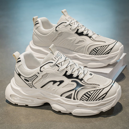 Damen Sportliche Sneakers mit atmungsaktivem Mesh-Obermaterial und dämpfendem Sohlenprofil EB